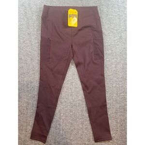 Carhartt FORCE Fitted Lightweight Utility Legging Womens Small 4-6 Burgundy NEW